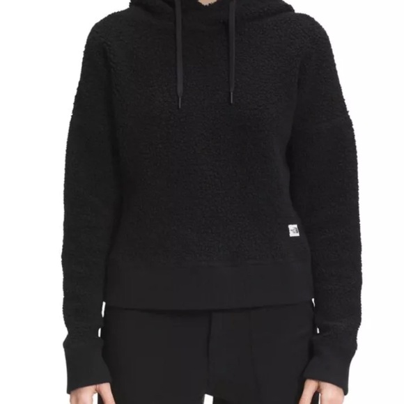 North Face Women's Harrison Wool Pullover Fleece ⚫️ TNF Hoodie Sz Small - Picture 2 of 8